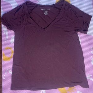 maroon american eagle cami